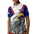 (Custom Personalised) American Samoa Polo Shirt KID Bald Eagle Mix Polynesian LT13 - Polynesian Pride