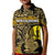 Custom New Caledonia Polo Shirt KID Gold Color LT6 Unisex Gold - Polynesian Pride