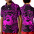 (Custom Personalised) Sagittarius Zodiac Polynesian Polo Shirt KID Unique Style - Pink LT8 Unisex Pink - Polynesian Pride