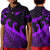 New Zealand Rugby Maori Polo Shirt KID Silver Fern Koru Vibes - Purple LT8 Unisex Purple - Polynesian Pride