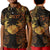 (Custom Personalised) Cancer Zodiac Polynesian Polo Shirt KID Unique Style - Gold LT8 Unisex Gold - Polynesian Pride
