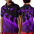 (Custom Personalised) New Zealand Rugby Maori Polo Shirt KID Silver Fern Koru Vibes - Purple LT8 Unisex Purple - Polynesian Pride