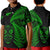 New Zealand Haka Rugby Maori Polo Shirt KID Silver Fern Vibes - Green LT8 Unisex Green - Polynesian Pride