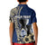 Custom Guam Chamorro Polo Shirt KID Blue Style LT6 - Polynesian Pride