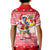 Tonga Christmas Polo Shirt KID Cool Santa Claus LT6 - Polynesian Pride