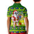 Cook Islands Christmas Polo Shirt KID Cool Santa Claus LT6 - Polynesian Pride