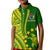 Cook Islands Polynesian Polo Shirt KID LT6 Unisex Green - Polynesian Pride