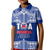 (Custom Personalised And Number) Toa Samoa Rugby Polo Shirt KID Siva Tau LT6 - Polynesian Pride