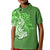 (Custom Personalised) Hammerhead shark Polo Shirt KID Polynesian Green Style LT6 Unisex Green - Polynesian Pride