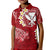 Hawaii Kanaka Turtle Polo Shirt KID Style No.2 LT6 Unisex Red - Polynesian Pride