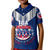 Toa Samoa Rugby Polo Shirt KID Siva Tau Jersey LT6 Unisex Blue - Polynesian Pride