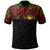 Samoa Polo Shirt Custom Heart Beat Polynesian Unisex Black - Polynesian Pride