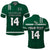 (Custom Text and Number) Hawaii Football Polo Shirt Kakau Rainbow Warriors Helmet Go Bows LT14 Green - Polynesian Pride