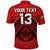 (Custom Text and Number) Tonga Rugby MMT Polo Shirt Ngatu Mate Maa Tonga Simple LT13 - Polynesian Pride