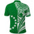 Cook Islands Tatau Polo Shirt Symbolize Passion Stars Version Green LT13 - Polynesian Pride