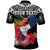 Custom Guam Chamorro Polo Shirt Guaman Latte Stone Tropical Flowers Black Style LT14 - Polynesian Pride