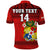 (Custom Text and Number) Tonga Rugby Polo Shirt Mate Maa Tonga Pacific Ngatu Black LT14 - Polynesian Pride