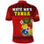 Tonga Rugby Polo Shirt Mate Maa Tonga Pacific Ngatu Black LT14 - Polynesian Pride