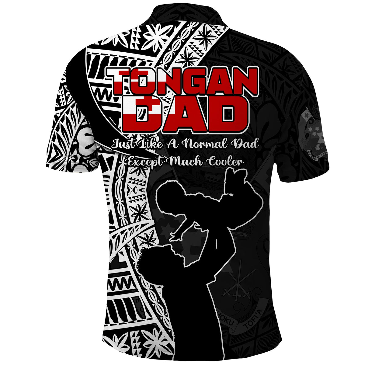 Tonga Polo Shirt Happy Tongan Fathers Day LT13 - Polynesian Pride