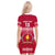 (Custom Text and Number) Beulah College Polo Dress Ngatu Pattern Tonga LT13 - Polynesian Pride