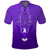 Custom Philippines Polo Shirt Sun Filipino Purple Barong LT13 Purple - Polynesian Pride