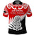 Custom Waitangi Day Polo Shirt Tino Rangatiratanga Flag With Tiki Maori Fern LT14 - Polynesian Pride