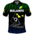 Custom Malampa Province Polo Shirt Native Canoe Mix Vanuatu Pig Tusk Black Version LT14 - Polynesian Pride