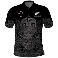 (Custom Text and Number) New Zealand Tiki Rugby Polo Shirt NZ Maori Koru Pattern Ver.01 LT14 - Polynesian Pride