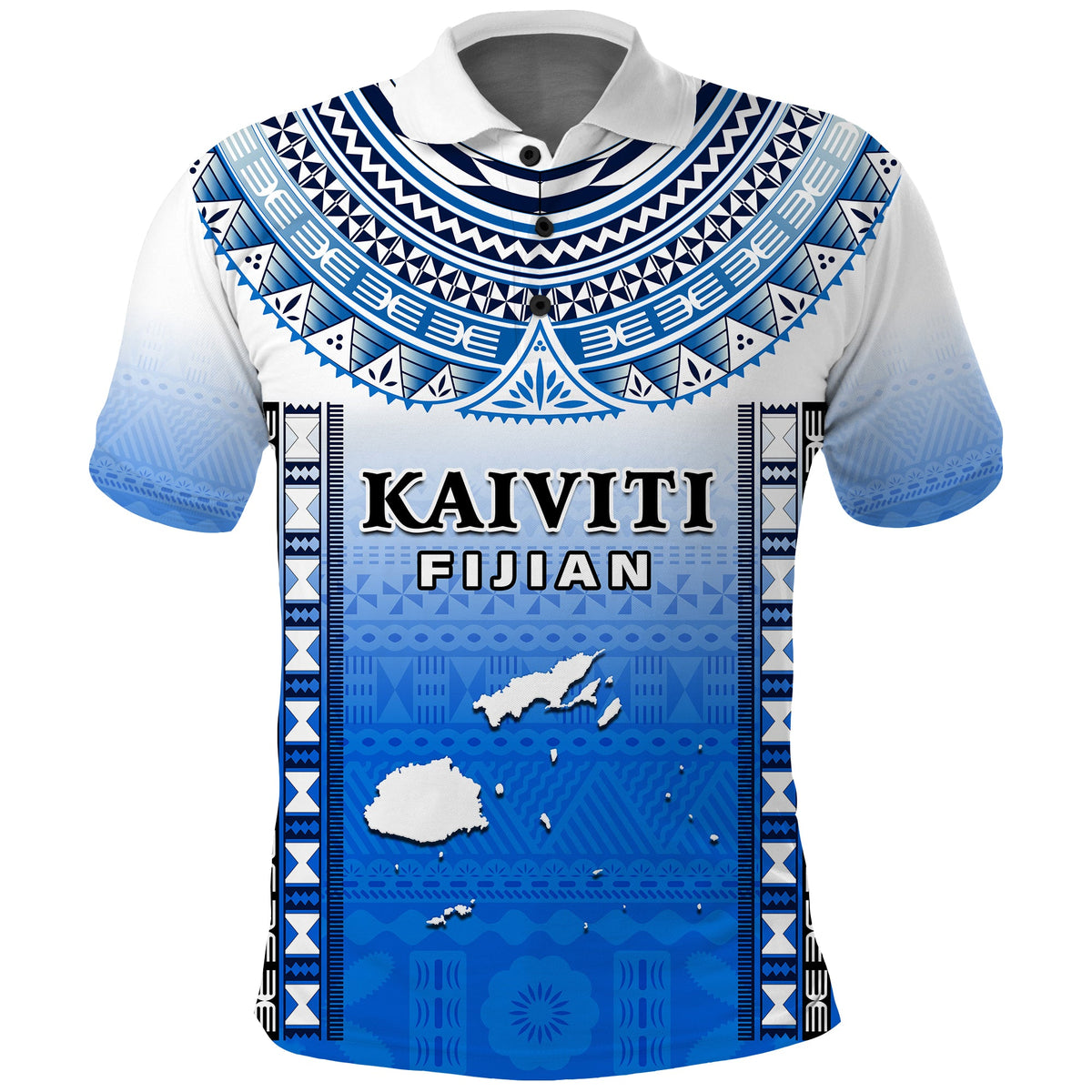 Custom Text and Number Fiji Polo Shirt Kaiviti Fijian Special Tapa Pattern LT14 - Polynesian Pride