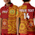 (Custom Text and Number) Tonga Vavau High School Polo Shirt Class Of Year Tongan Ngatu Pattern LT14 Kid Red - Polynesian Pride