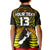 (Custom Text and Number) New Zealand Polo Shirt Aotearoa Fern Hei Tiki Gold Style LT13 - Polynesian Pride