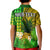 (Custom Personalised) Hawaii Pineapple Polo Shirt KID Plumeria Frangipani Mix Tribal Pattern LT13 - Polynesian Pride