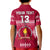 (Custom Text and Number) Beulah College Polo Shirt KID Ngatu Pattern Tonga LT13 - Polynesian Pride