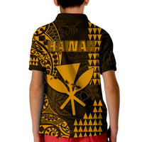 Hawaii Day Kakau Polo Shirt Proud To Be Hawaiian Gold King Kamehameha and Kanaka Maoli LT13 - Polynesian Pride