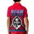 Guam Chamorro Polo Shirt Latte Stone Red Polynesian Haligi LT13 - Polynesian Pride