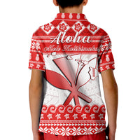 Hawaii Christmas Polo Shirt Kanaka Polynesian Santa Claus Mele Kalikimaka LT14 - Polynesian Pride