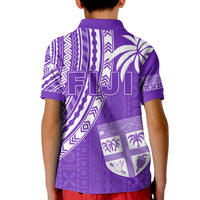Fiji Rugby Sevens Polo Shirt Fijian 7s Tapa Polynesian Purple LT13 - Polynesian Pride