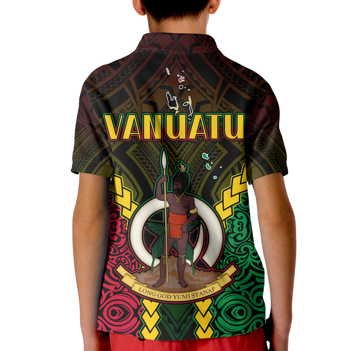 Vanuatu Indigenous Polo Shirt Proud To Be Ni Vanuatu Polynesian Pattern LT13 - Polynesian Pride