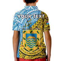 Custom Tuvalu 1978 Polo Shirt Happy 44th Independence Anniversary Polynesian Pattern LT14 - Polynesian Pride
