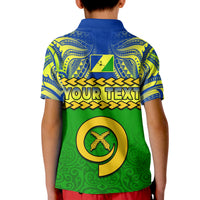 Custom Malampa Province Polo Shirt Vanuatu Pig Tusk Polynesian Flag Style LT14 - Polynesian Pride