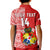 (Custom Text and Number) Tonga Polo Shirt Tongan Coat Of Arms Ngatu Pattern LT14 - Polynesian Pride