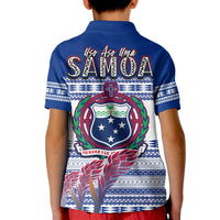 Toa Samoa Rugby Polo Shirt KID Uso Aso Uma Go Champions White LT13 - Polynesian Pride