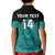 (Custom Text and Number) New Zealand Tiki Rugby Polo Shirt NZ Maori Koru Pattern Ver.02 LT14 - Polynesian Pride