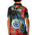 Federated States of Micronesia Polo Shirt KID Hibiscus Flowers FSM Seal Polynesian LT14 - Polynesian Pride