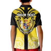 Custom Wellington Polo Shirt New Zealand Maori Pattern LT14 - Polynesian Pride