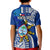 (Custom Personalised) Guam and Philippines Polo Shirt KID Guaman Filipinas Together Blue LT14 - Polynesian Pride