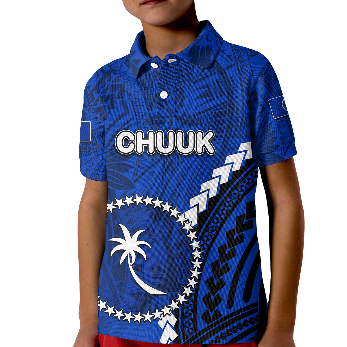 Custom Chuuk Polo Shirt Polynesian Style LT6 - Polynesian Pride