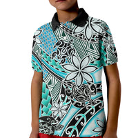 Custom Hawaii Polo Shirt Tribal Plumeria With Polynesian Turtle Ver.04 LT14 - Polynesian Pride