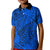 (Custom Personalised) Hawaii Polo Shirt KID Polynesian Tribal Art Ver.04 LT14 Kid Blue - Polynesian Pride