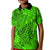 (Custom Personalised) Hawaii Polo Shirt KID Polynesian Tribal Art Ver.06 LT14 Kid Green - Polynesian Pride